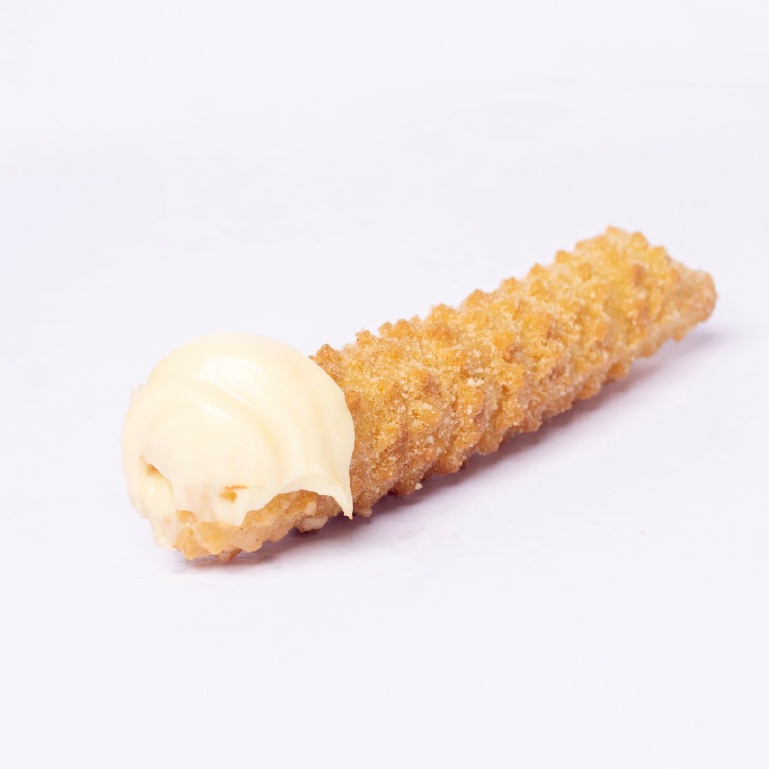 deliciosa massa crocante com recheio de ninho