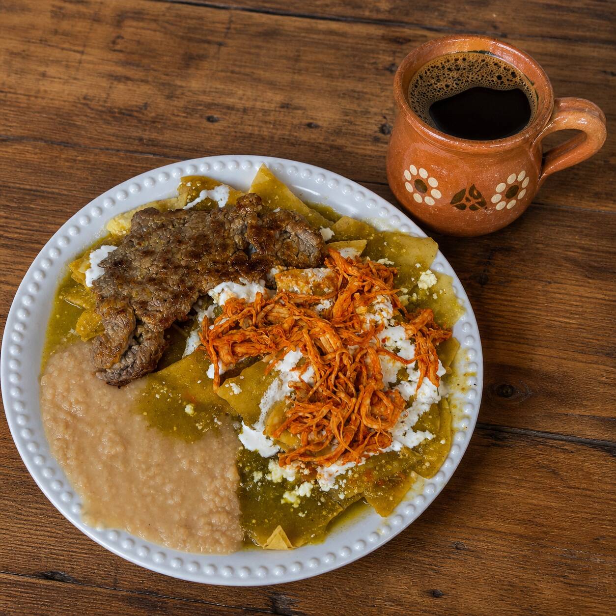 Combo Chilaquiles + Cafe