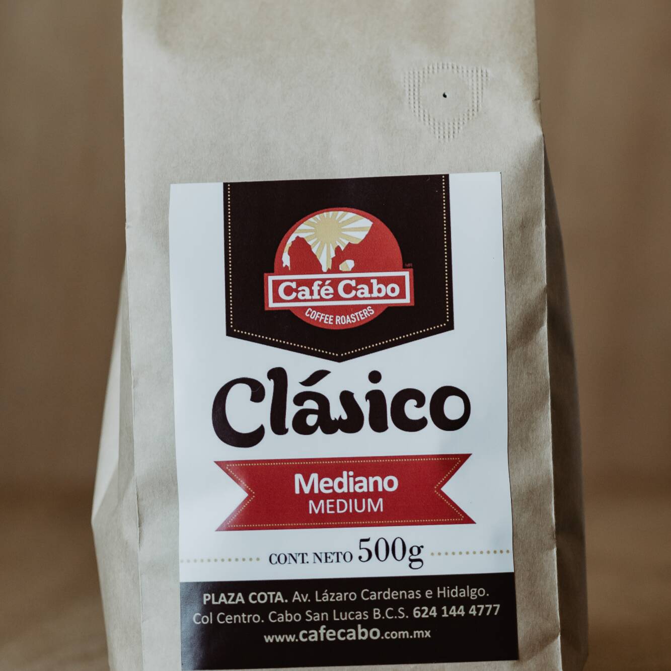 Bolsa Café 500 Gr. Clásico.
