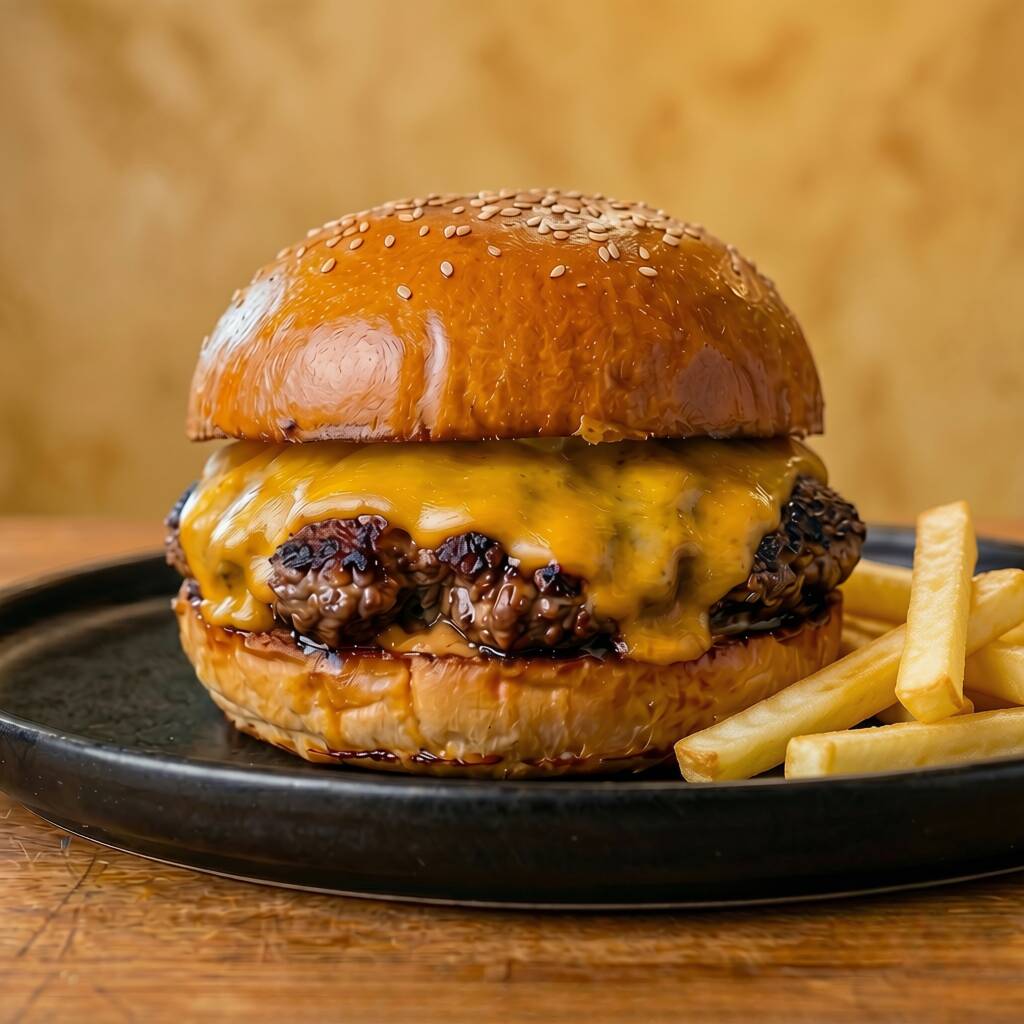 Burger Flash + Papas