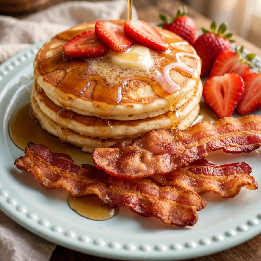 Hot Cakes con Tocino