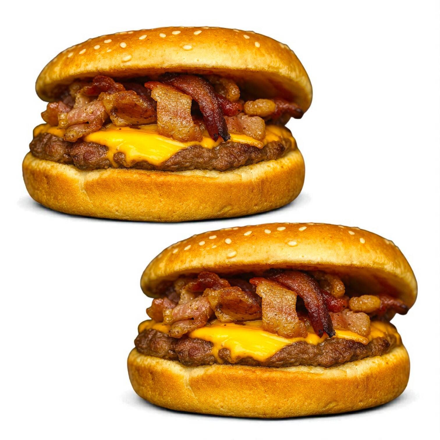 Dos Hamburguesas Jr. Tocino