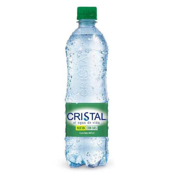 Agua Cristal con Gas 600ml