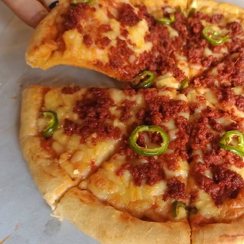 Pizza Chorizo Oaxaqueño 30 Cm de Diámetro