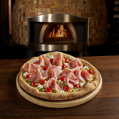 Pizza Cazzerola Jamón e Pistacchio