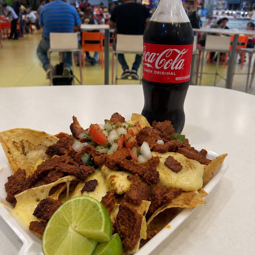 COMBO Nachos Individual de Pastor + Refresco