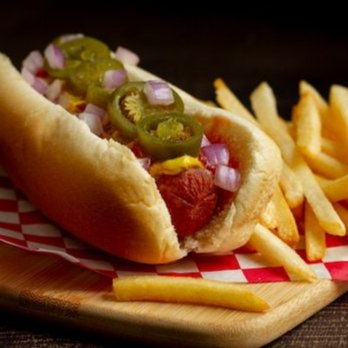 Hotdog con papas