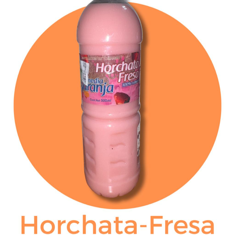 Agua de Horchata-fresa