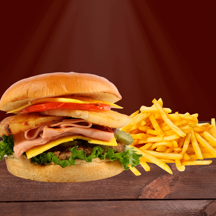 Hamburguesa Hawaiana