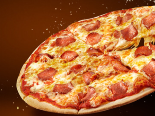 Pizza de Salchicha y Jamón Chica
