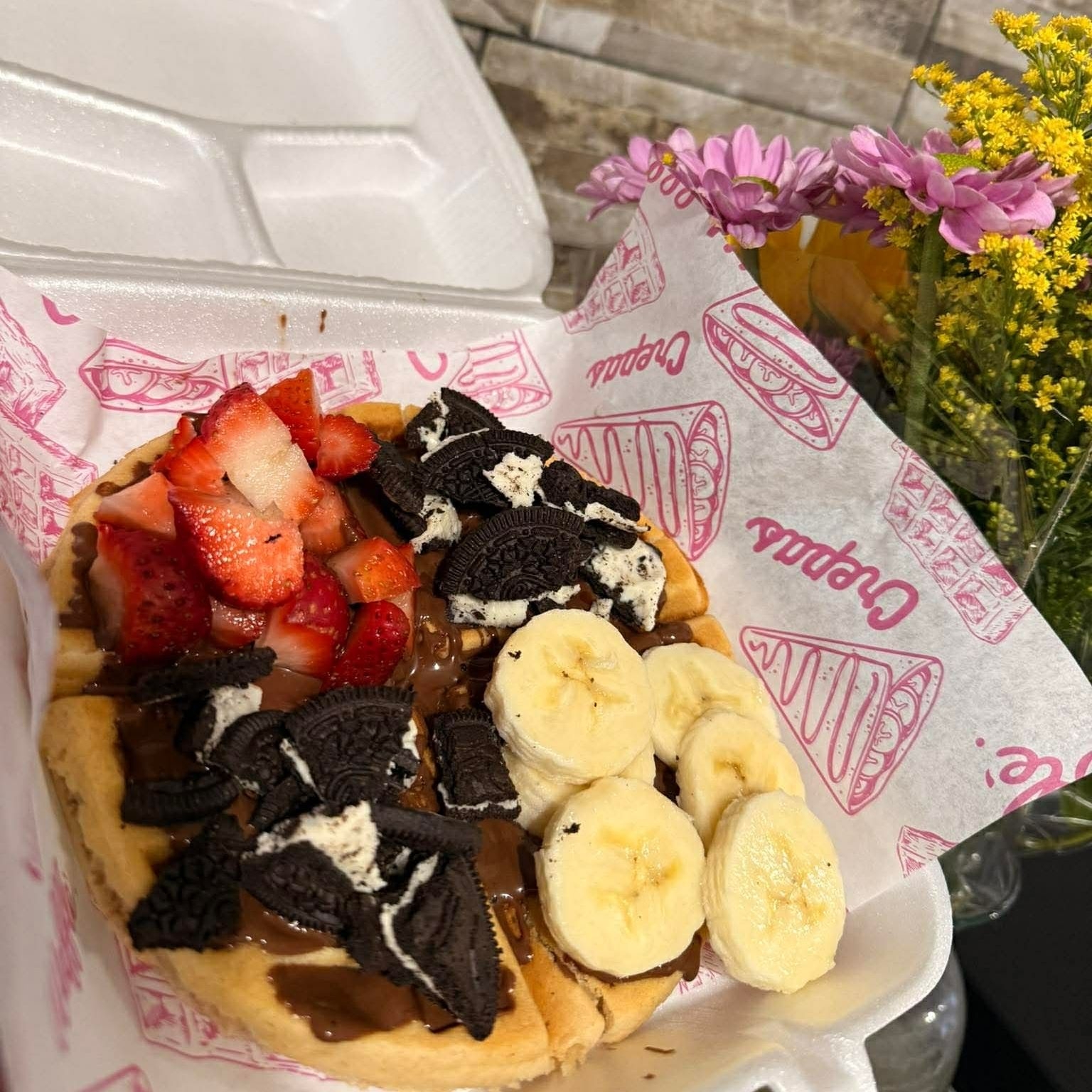 Waffle 18cm Personalizalo 4 ingredientes