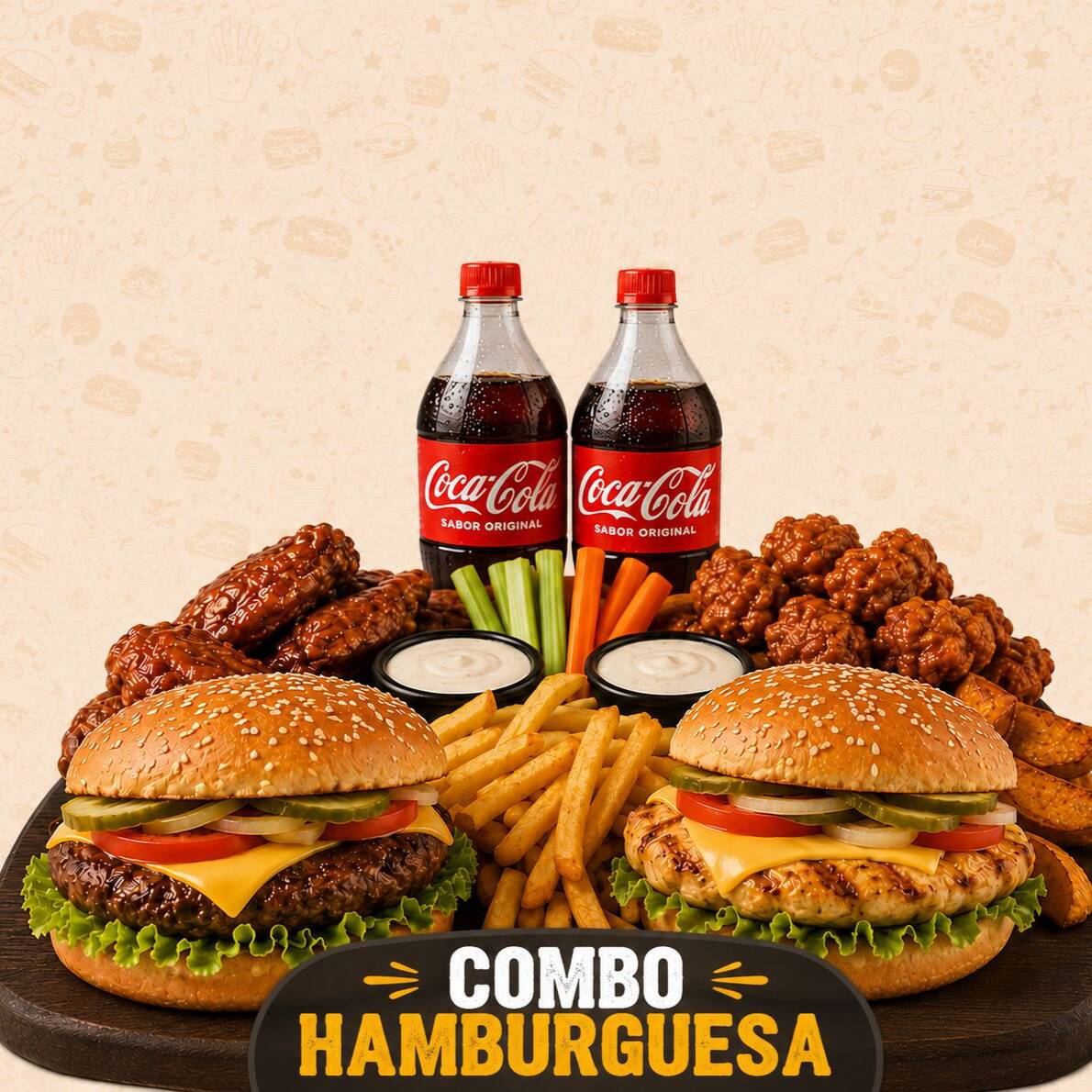 COMBO HAMBURGUESAS