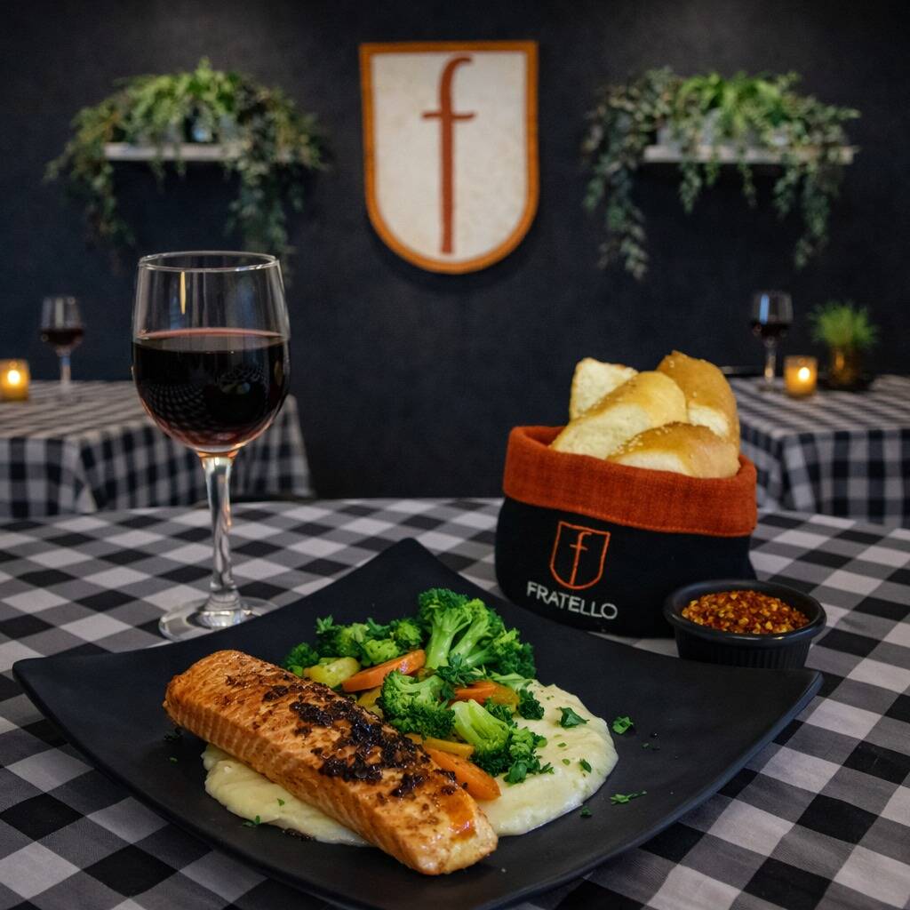Salmón al Ajillo
