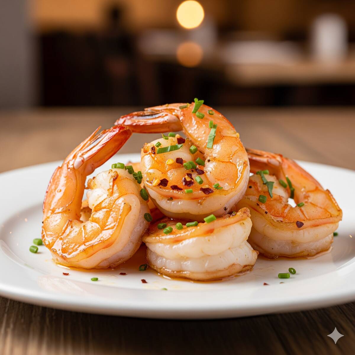 300g de suculento camarão fritinho. (Imagem meramente ilustrativa)