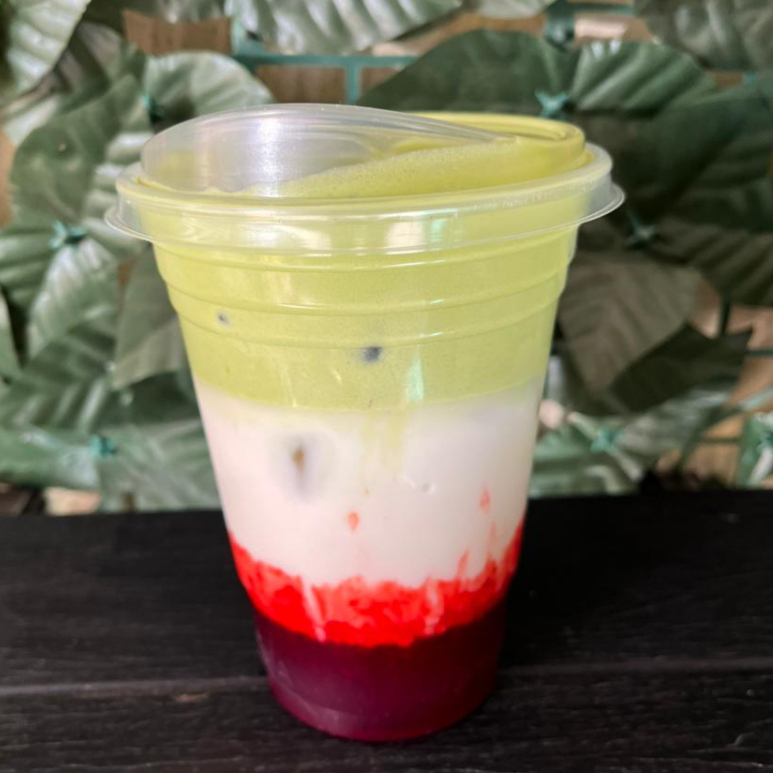 Strawberry Matcha Latte