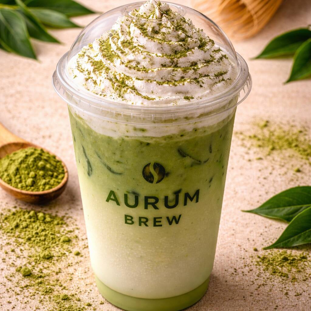 Iced Aurum Matcha Latte