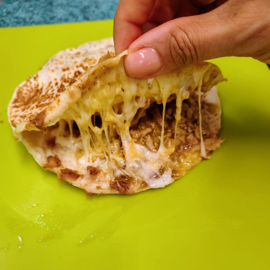 Quesadilla con Prensado