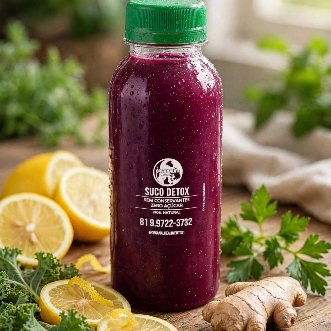 Suco de laranja, cenoura, Gengibre, beterraba, couve folha,100% natural da fruta