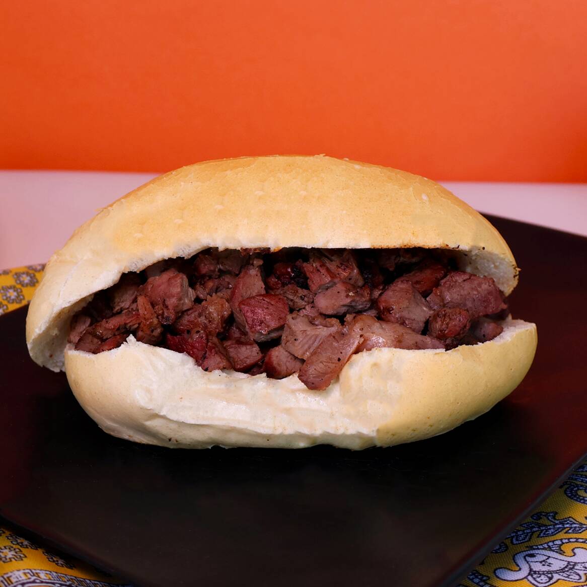 Torta de Arrachera