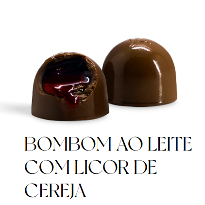 Bombom ao leite de Licor de cereja 15g