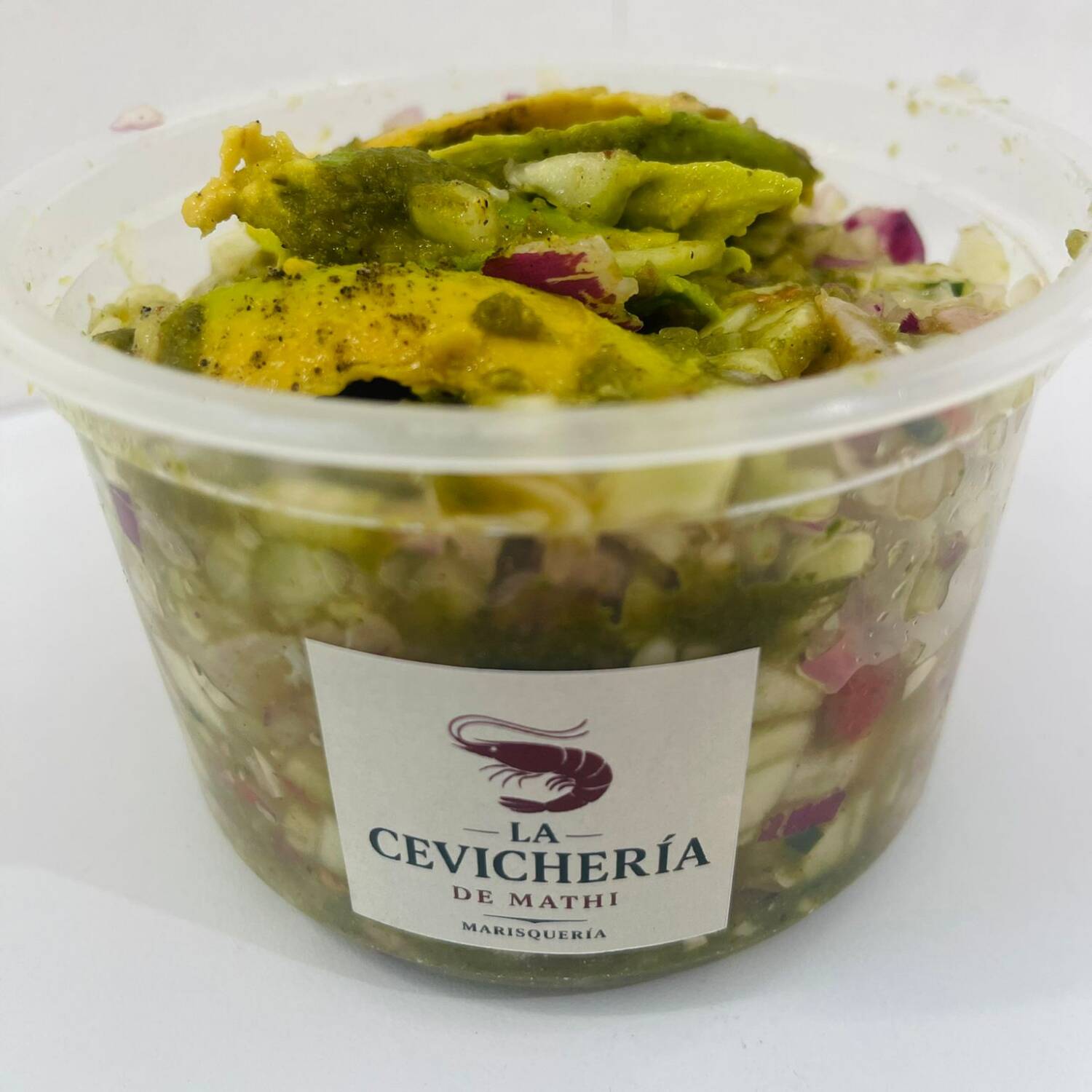 Ceviche Verde de Pescado y Te Helado