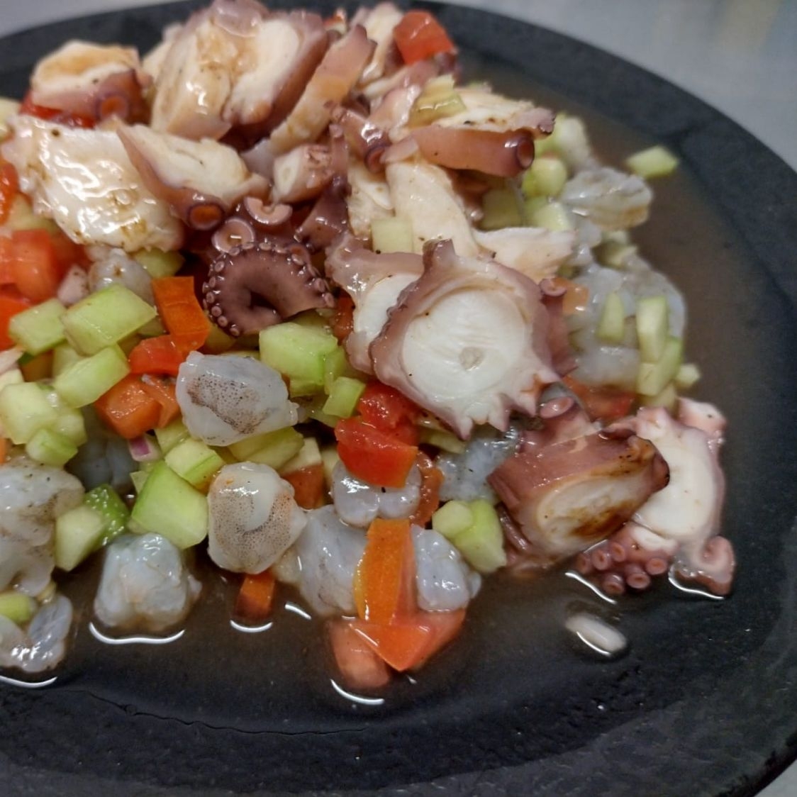 Ceviche con Pulpo