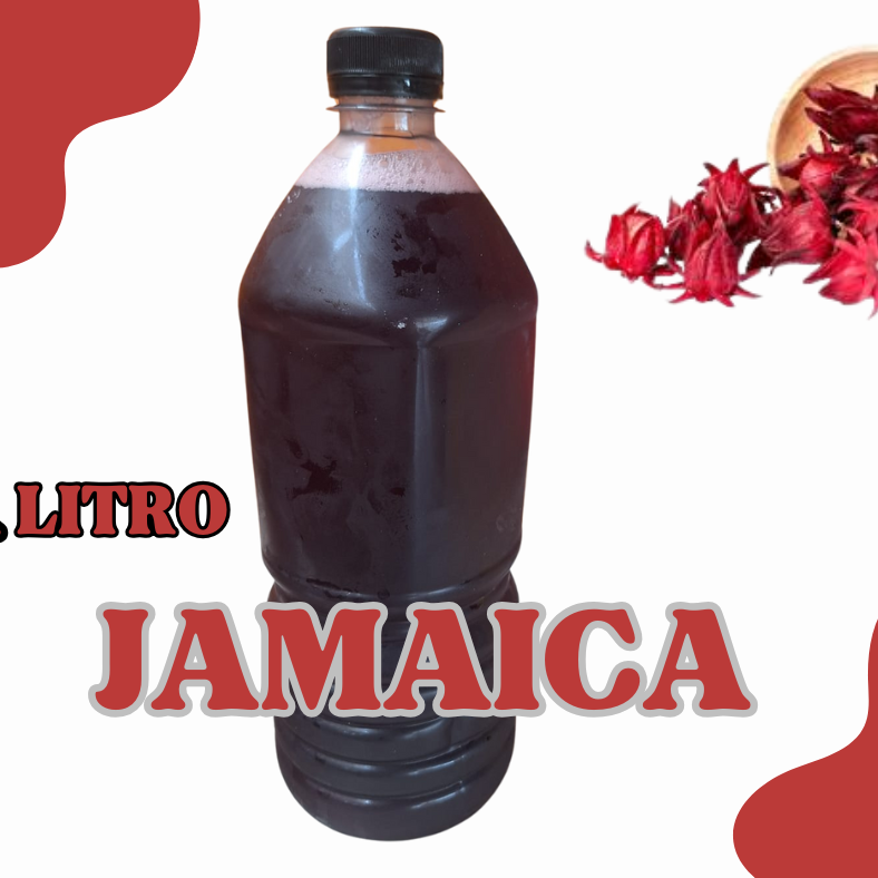 Agua de Jamaica 1 Litro