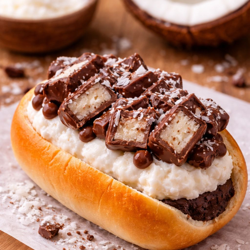 BRIGADEIRO DE CHOCOLATE, BRIGADEIRO DE COCO, FIOS DE BRIGADEIRO E PEDAÇOS DE CHOCOLATE PRESTIGIO.