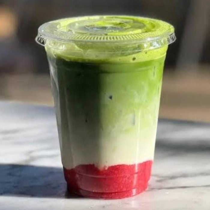 Strawberry Matcha 12 Oz.