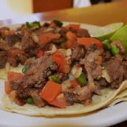 Tacos de Bistec a la Mexicana