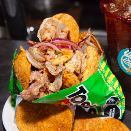 Tostitos con Aguachile