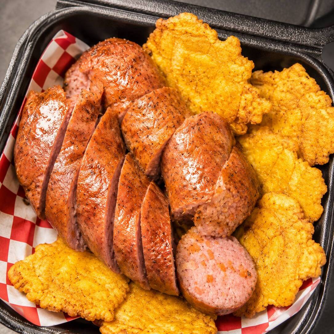 Chorizo+Patacones