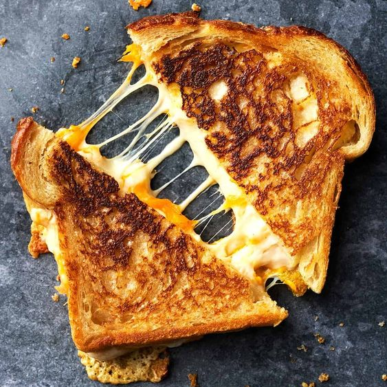 Sandwich de Queso Cheddar "Grilled Cheese"