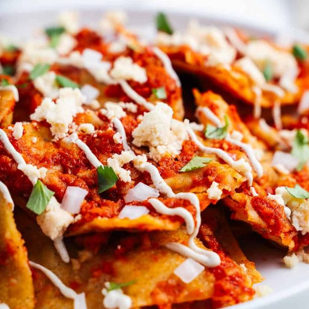 Ordèn de Chilaquiles Rojos