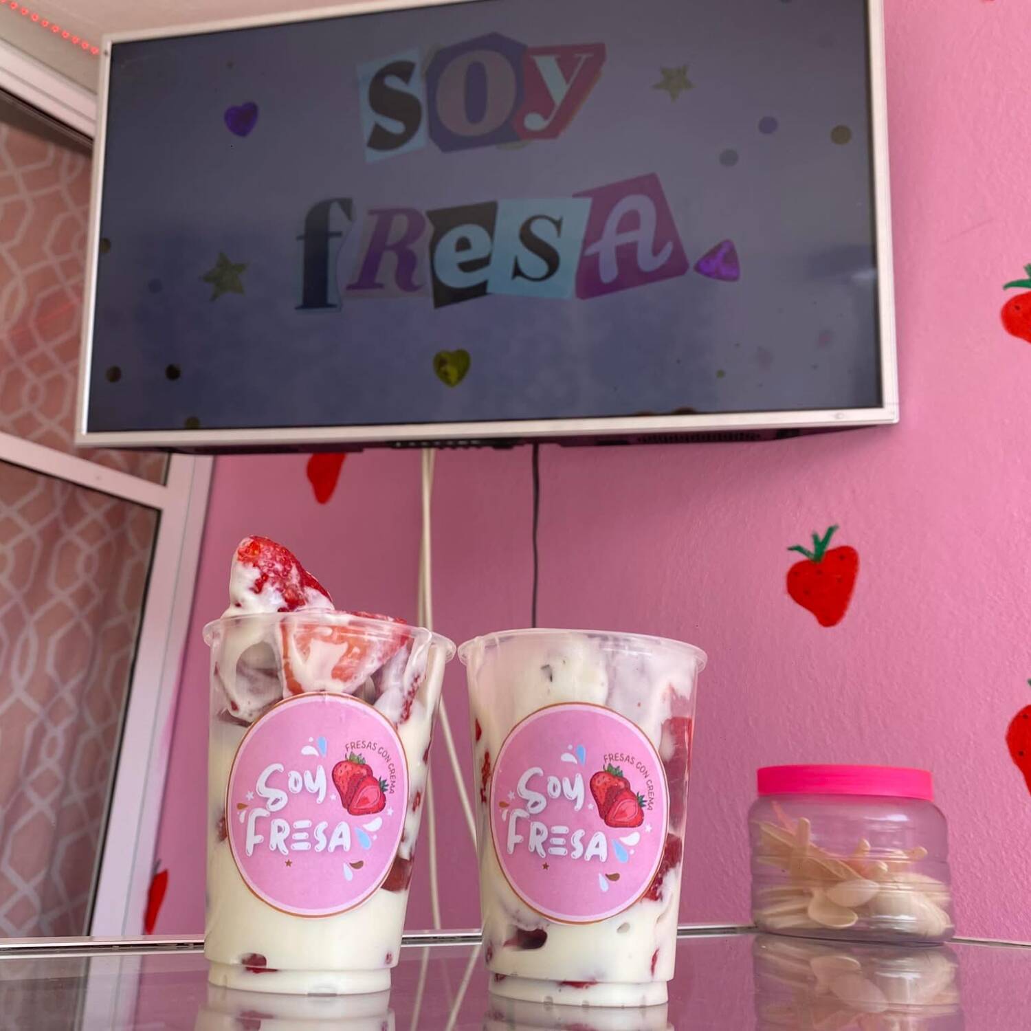 Fresas con Yogurt
