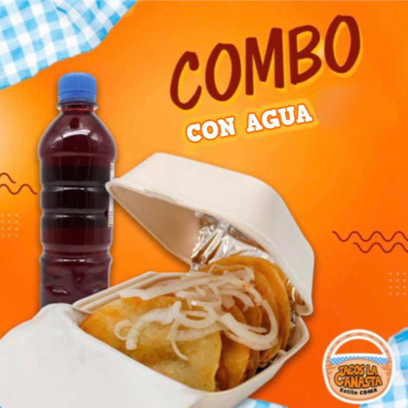 Combo con Agua Jamaica