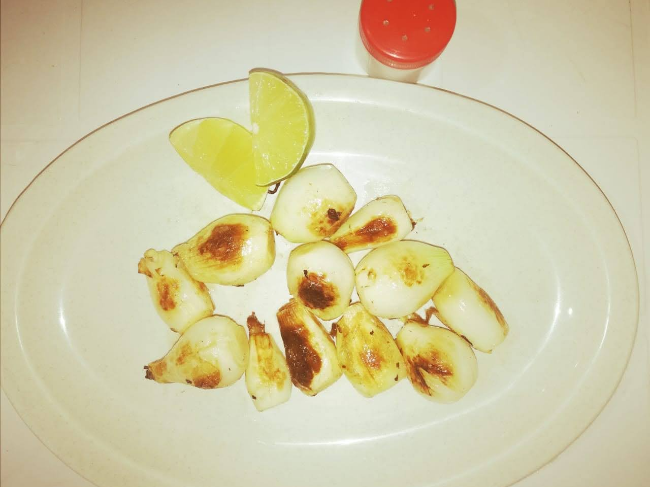 Orden de cebollitas asadas