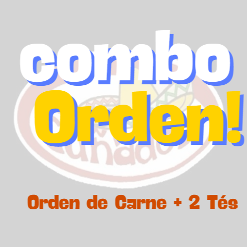 Combo Orden de Carne y 2 Tés