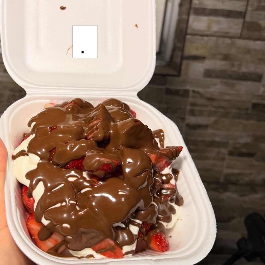 Fresas con Crema Charola Mediana
