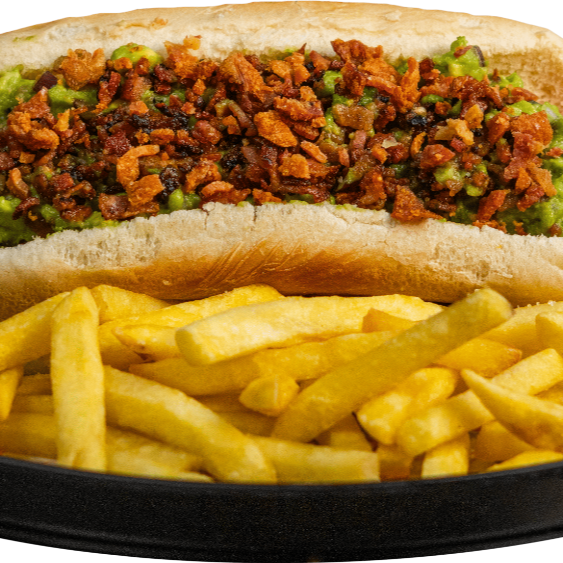Hot dog Guacamole