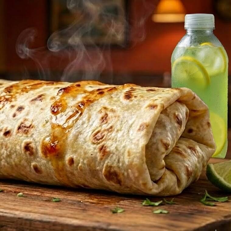 5 Burritos de Desebrada y Agua del Dia
