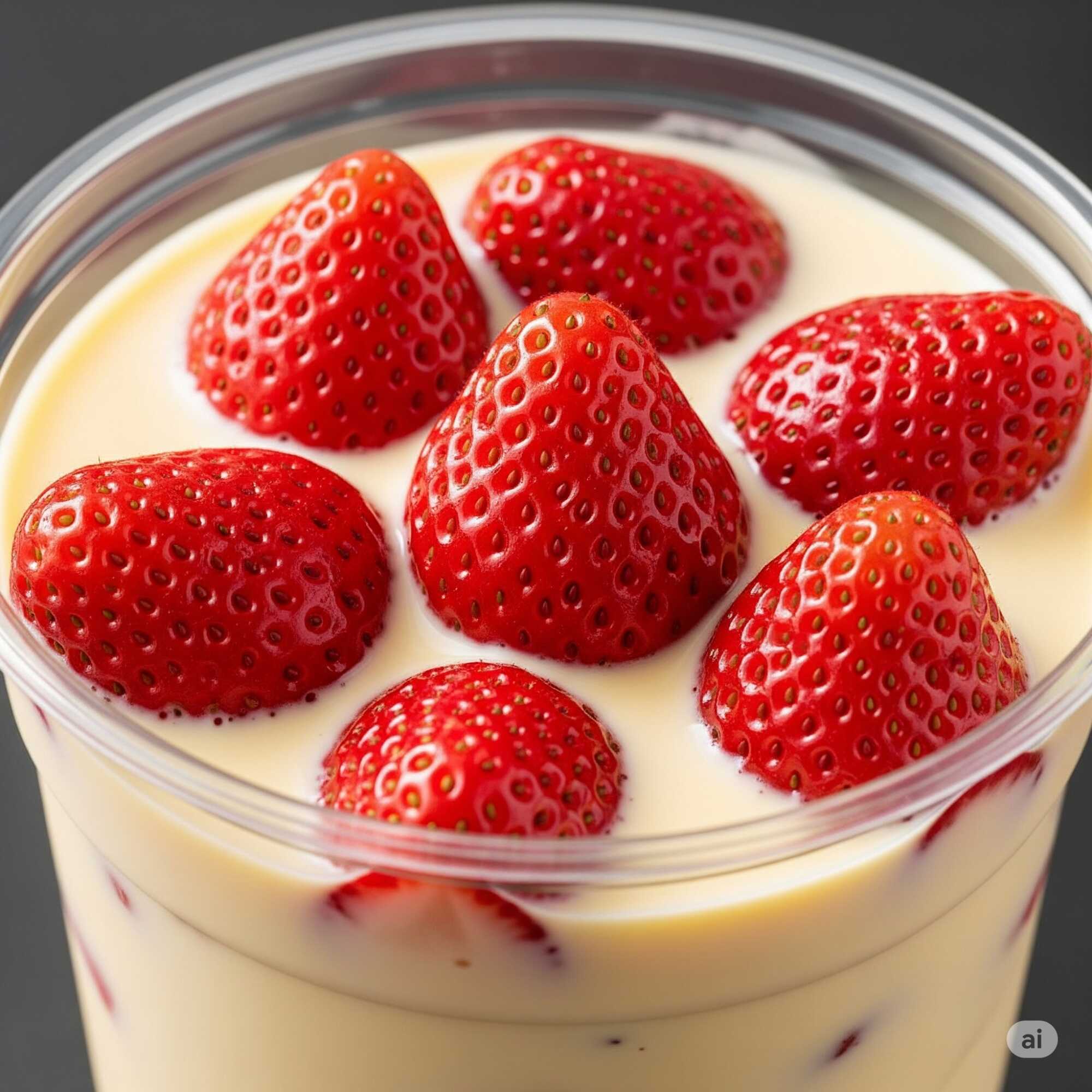 Fresas Con Crema Naturales