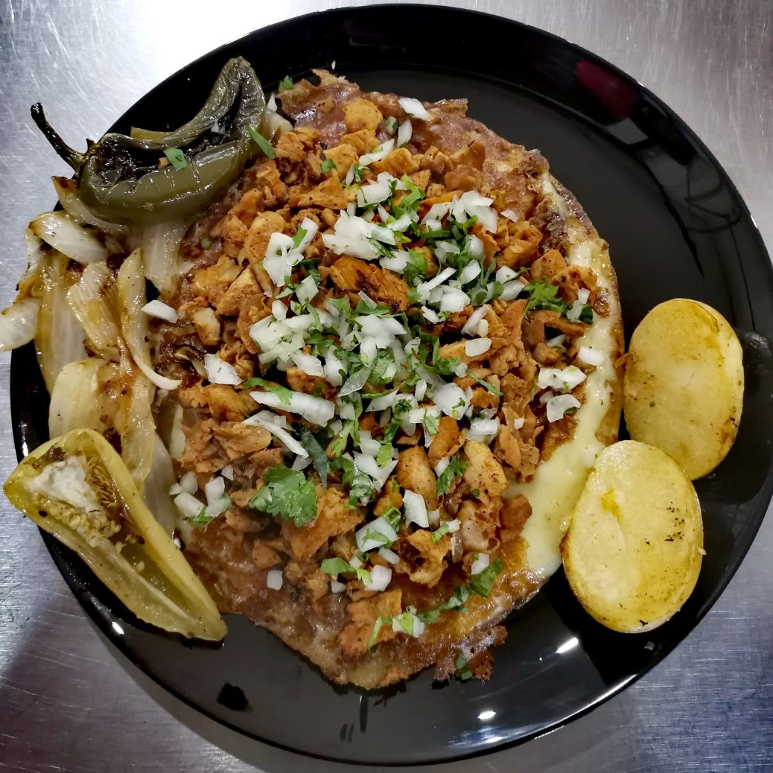 Huarache de maíz grande