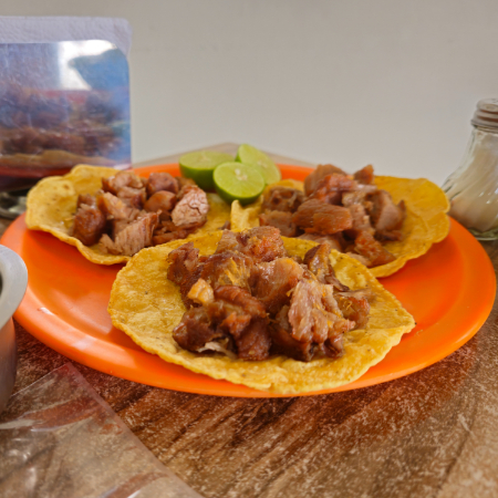 Tacos de Chancho (Carnitas): Maciza