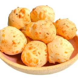 pão de queijo quentinho