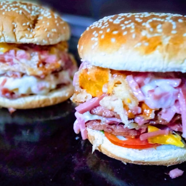 Hamburguesa Hawaiana