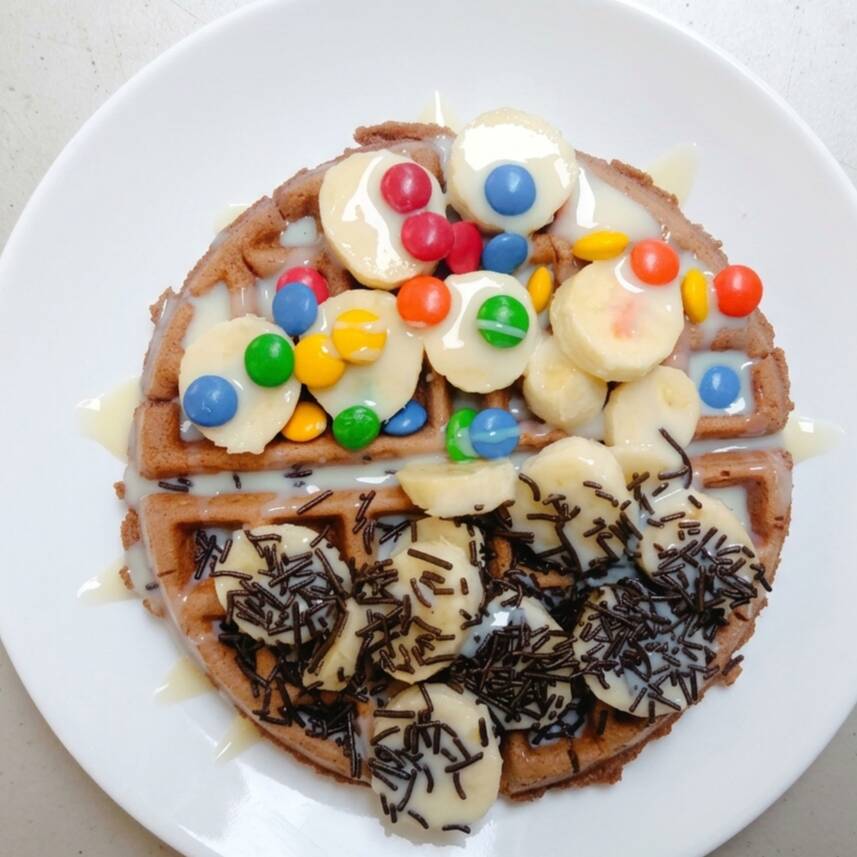 Waffle de Chocolate