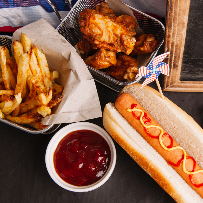 Hot Dog con Boneless 🐥🍟