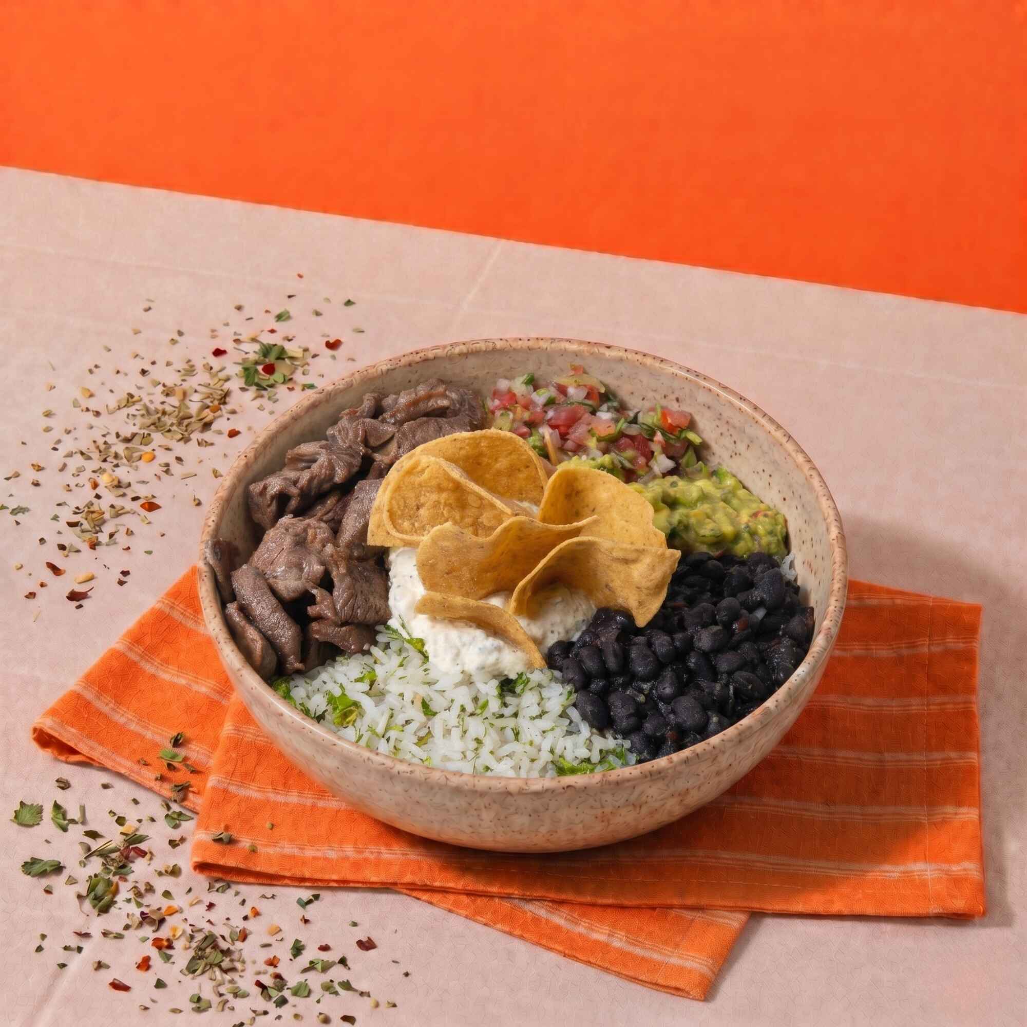Menú Mexicano Carne Bowl