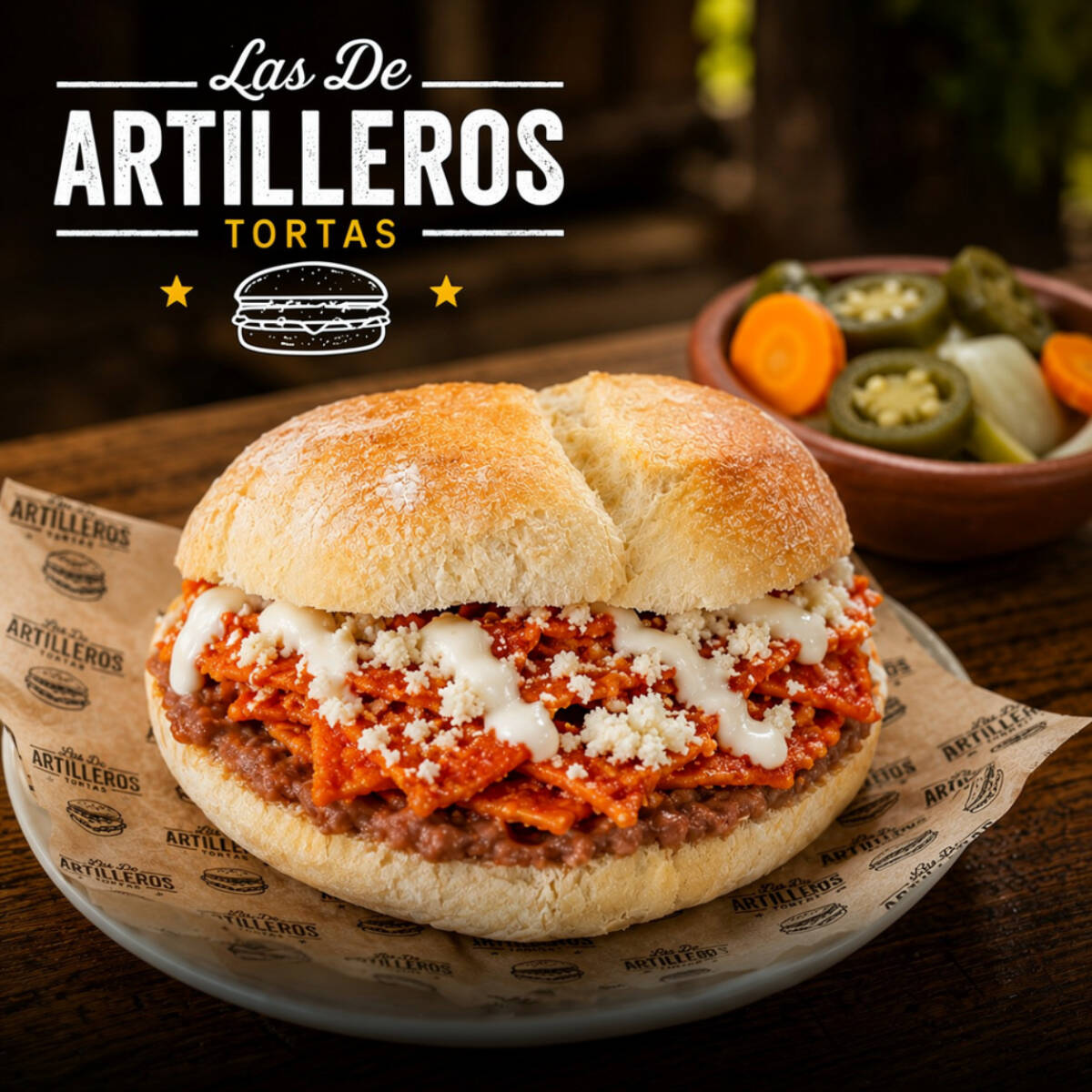 Torta Chilaquiles Rojos